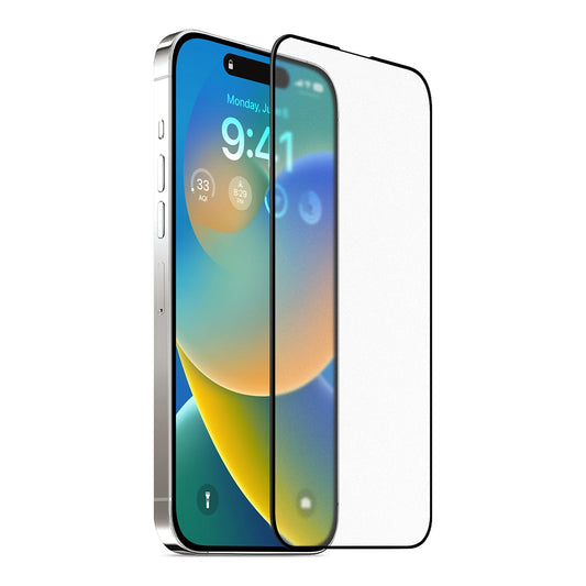 Schutzfolie Mattes Display Anank 5X Verstärkt für Apple iPhone 17 Pro Max, Gehärtetes Glas, Vollverklebung, 2.5D, Schwarz