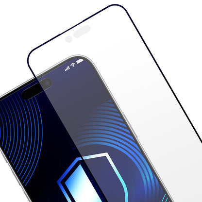 Matte Screen Protector 3MK HardGlass Max for Apple iPhone 17 Air, Tempered Glass, Full Glue, Black