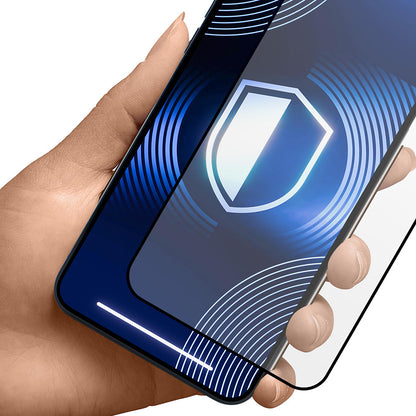 Matte Screen Protector 3MK HardGlass Max for Apple iPhone 17 Air, Tempered Glass, Full Glue, Black