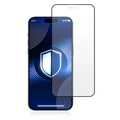 Matte Screen Protector 3MK HardGlass Max for Apple iPhone 17 Pro, Tempered Glass, Full Glue, Black