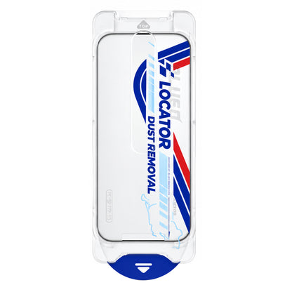 Pellicola protettiva per schermo Matte Blueo Anti Reflective Applicator Pro per Apple iPhone 18 Pro, vetro temperato, Full Glue, nera