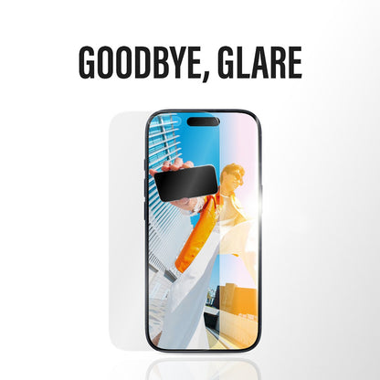 Pellicola protettiva Schermo Matte PanzerGlass Armor EasyAligner per Apple iPhone 17 Pro, Vetro Temperato, Full Glue
