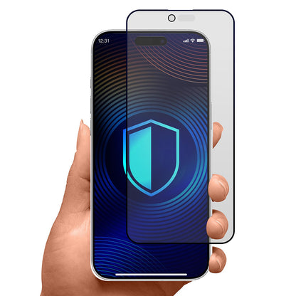 Matte Privacy Screen Protector 3MK HardGlass Max for Apple iPhone 17 Air, Tempered Glass, Full Glue