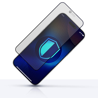 Matte Privacy Screen Protector 3MK HardGlass Max for Apple iPhone 17 Air, Tempered Glass, Full Glue