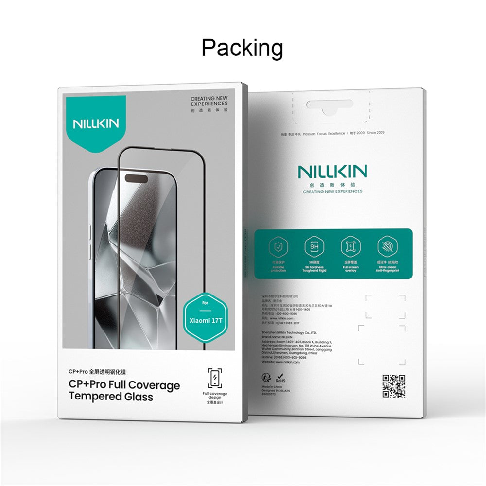 Pellicola protettiva per schermo esterno Nillkin CP+ Pro per Samsung Galaxy Z Fold8 F971, vetro temperato, adesivo completo, nero