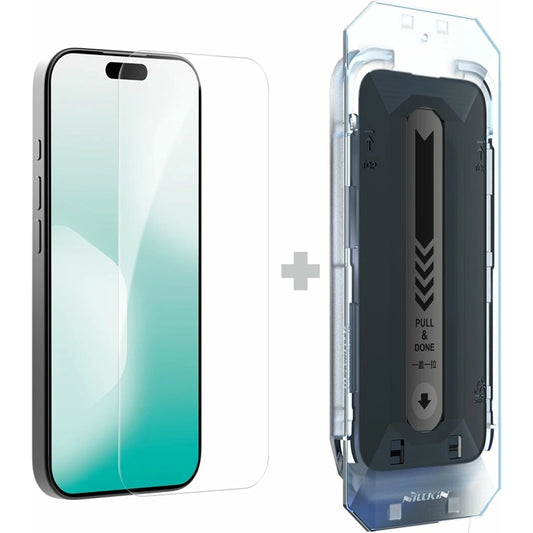 Film de protection d'écran Nillkin H+ Pro avec applicateur pour Apple iPhone 18 Pro Max / 17 Pro Max, verre trempé, collage complet