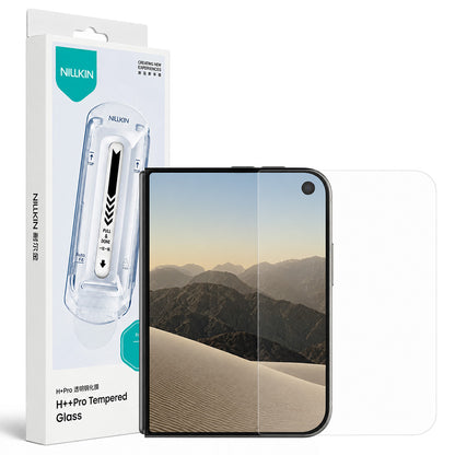 Film de protection d’écran extérieur Nillkin H+ Pro avec applicateur pour Apple iPhone Duo, verre trempé, adhésif intégral