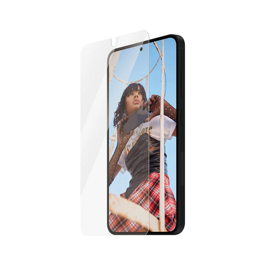 Film de protection d'écran PanzerGlass Safe. Ultra-Wide Fit EasyAligner pour Samsung Galaxy S25 S931 / S24 S921, Verre Trempé, Full Glue