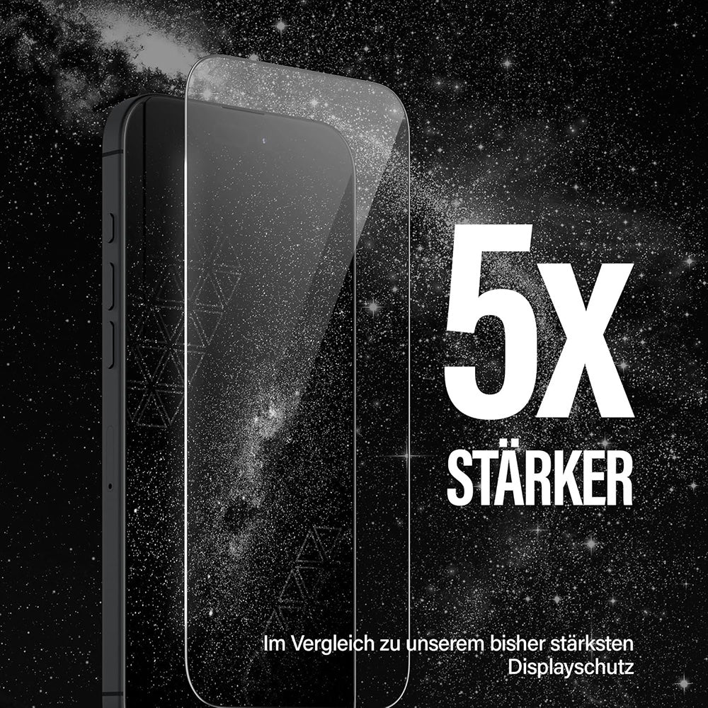 Pellicola Protettiva Schermo PanzerGlass Ultra-Wide Ceramic EasyAligner per Samsung Galaxy S25+ S936 / S24+ S926, Vetro Temperato, Full Glue
