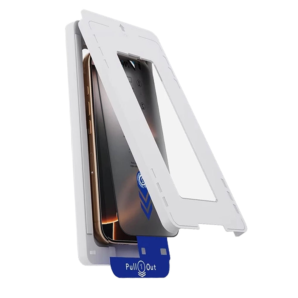 Privacy-Schutzfolie Anank 2X Verstärkt für Apple iPhone 15 Pro Max, Sicherheitsglas, Vollkleber, 2.5D