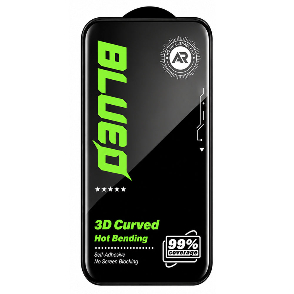 Pellicola protettiva per schermo Privacy Blueo Anti Peep AR per Apple iPhone 18 Pro, vetro temperato, Full Glue, 3D