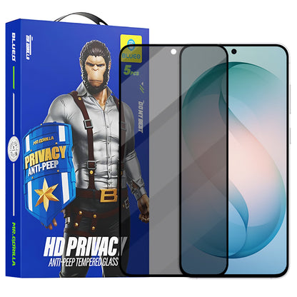 Schutzfolie Privacy Blueo Anti-Peep für Samsung Galaxy S26 Plus S947, Gehärtetes Glas, Vollverklebung, Set 5 Stück