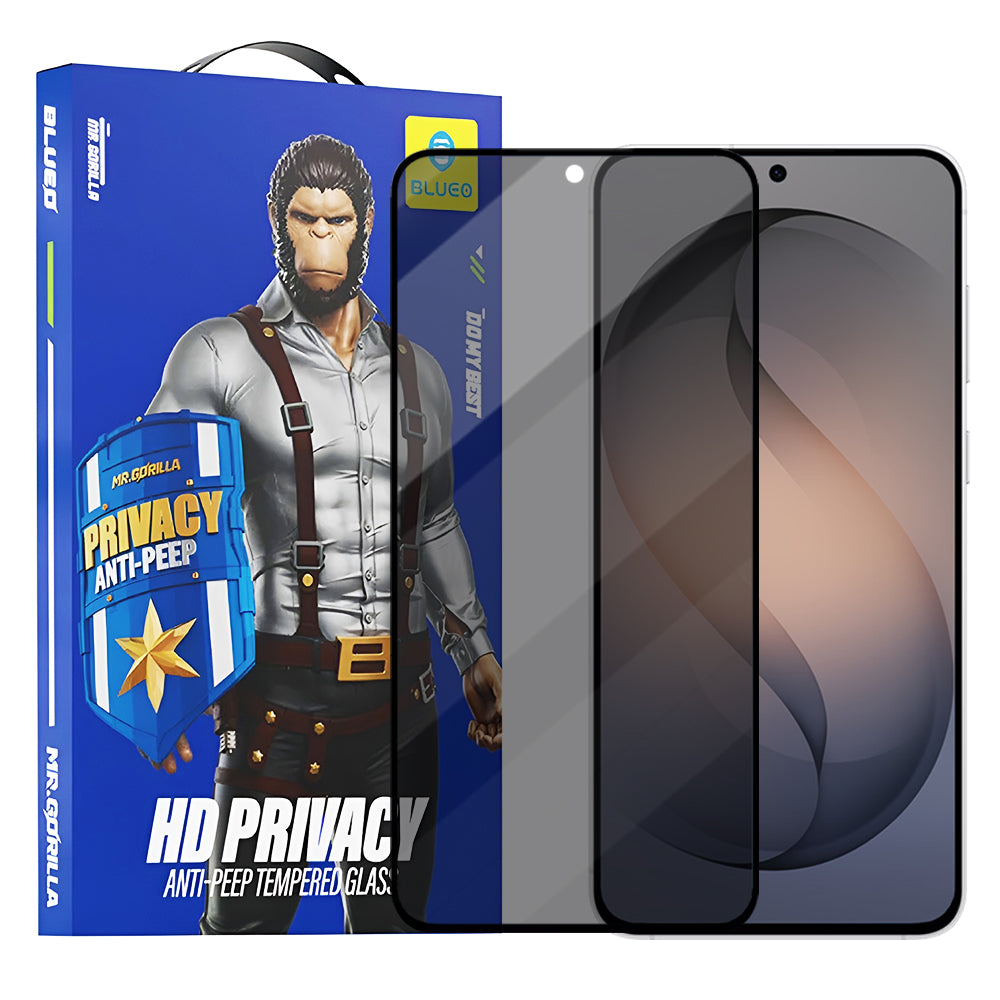 Schutzfolie Ecran Privacy Blueo Anti-Peep für Samsung Galaxy S26 S942, Gehärtetes Glas, Vollverklebung