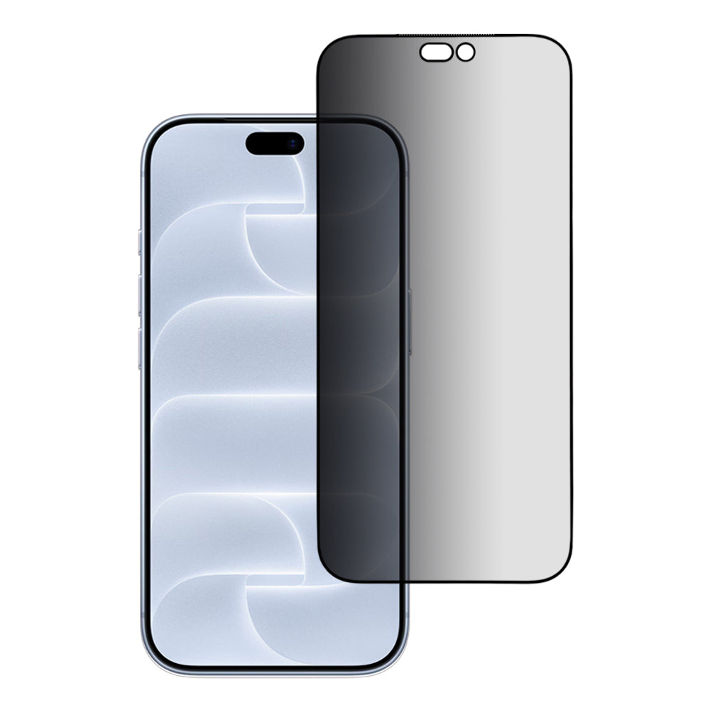 Blueo Premium Sapphire Applicator Privacy-Displayschutzfolie für Apple iPhone 18 Pro, gehärtetes Glas, vollflächig klebend