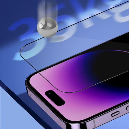 Pellicola Protettiva Schermo Privacy Blueo Sapphire Applicator Pro per Apple iPhone 17 Pro Max / 16 Pro Max, Vetro Temperato, Full Glue