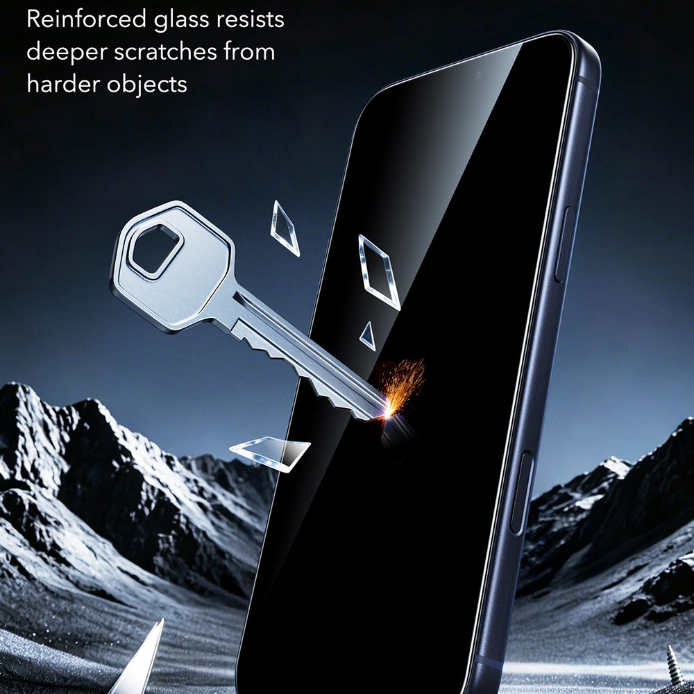 Film de protection d'écran Privacy ESR Armorite UltraFit pour Apple iPhone 18 Pro Max, Verre trempé, Collage complet, Lot de 2 pièces