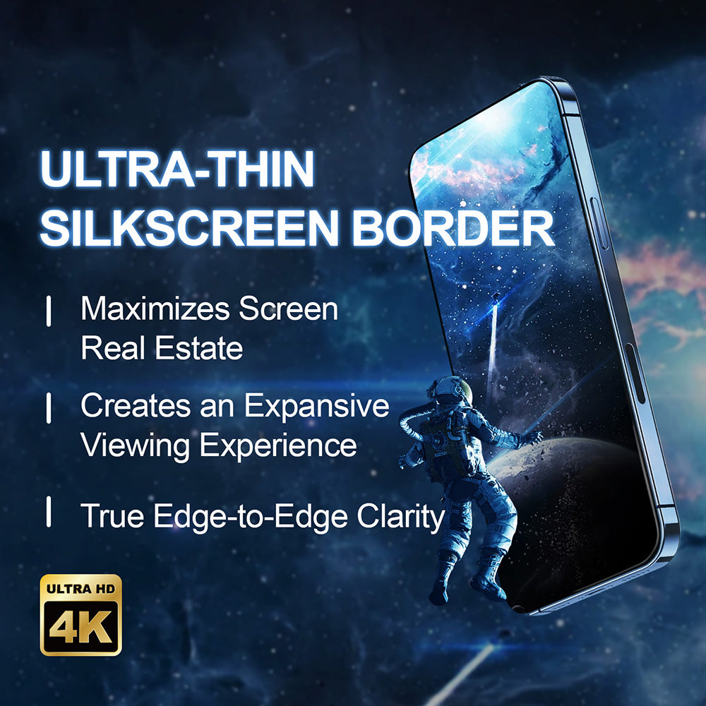 Pellicola Protettiva Schermo Privacy Lito D+ Max 4K per Apple iPhone 17 Pro Max, Vetro Temperato, Full Glue