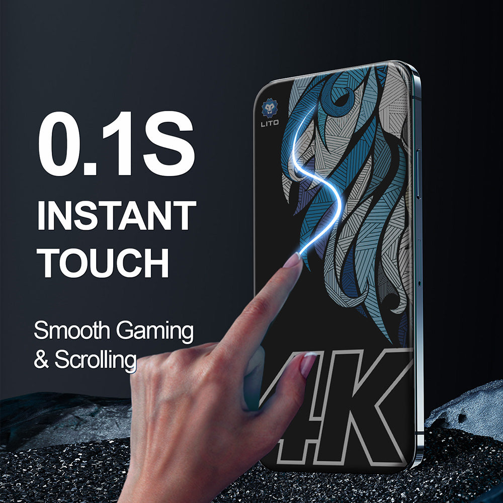 Pellicola Protettiva Schermo Privacy Lito D+ Max 4K per Apple iPhone 17 Pro Max, Vetro Temperato, Full Glue