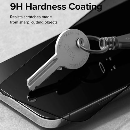 Film de protection Écran Privacy Ringke pour Apple iPhone 15 Pro, Verre Trempé, Full Glue