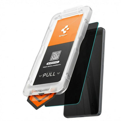 Film de protection Écran Privacy Spigen GlastR EZ FIT Pro HD pour Samsung Galaxy S26 S942, Verre Trempé, Full Glue AGL11098