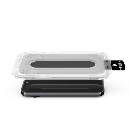 Film de protection d'écran Privacy Spigen GlastR EZ FIT Pro pour Google Pixel 11 Pro XL, Verre Trempé, Collage Complet, Set de 2 pièces AGL11486