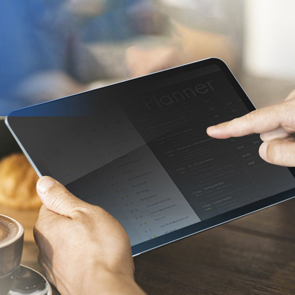 Privacy-Schutzfolie Techsuit ArmorGlass CrystalHD für Apple iPad Pro 11 (2024), gehärtetes Glas, Full Glue, 2 Stück Set