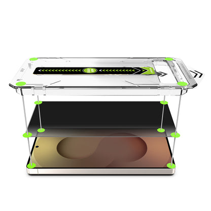 Film de protection d'écran Privacy Techsuit TitanGlass CrystalHD pour Samsung Galaxy S26, Verre Trempé, Full Glue, Lot de 2 pièces