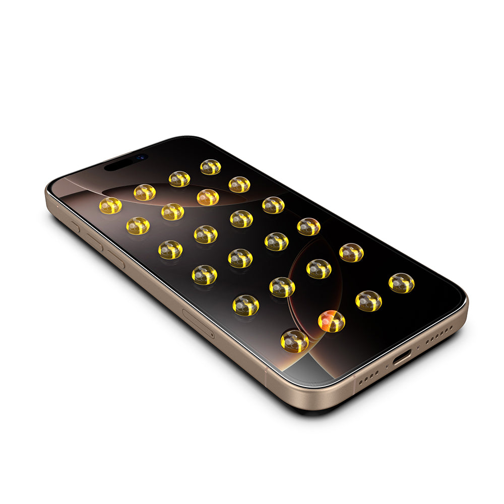 Film de protection d'écran Privacy Techsuit TitanGlass pour Apple iPhone 15 Pro Max, Verre Sécurisé, Full Glue, Set de 2 pièces