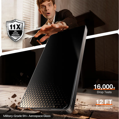 Torras GlassGo Install Master Privacy Screen Protector for Samsung Galaxy S26 Ultra, Tempered Glass, Full Glue