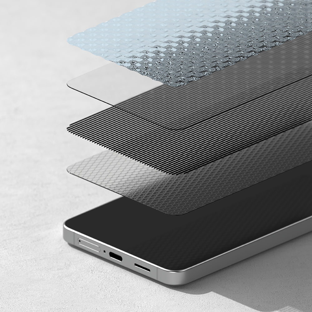 Film de protection d'écran Ringke Easy Slide pour Samsung Galaxy S26 Plus, Verre Trempé, Full Glue, Lot de 2 pièces, Noir