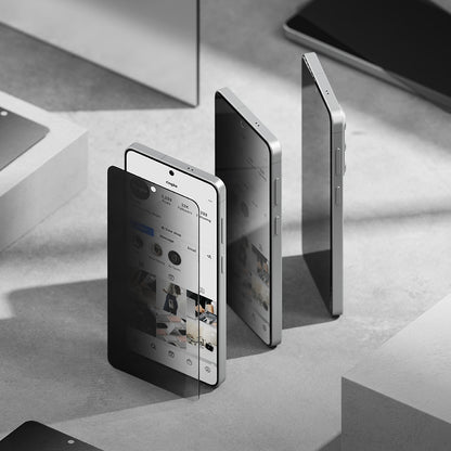 Film de protection d'écran Ringke Easy Slide pour Samsung Galaxy S26 Plus, Verre Trempé, Full Glue, Lot de 2 pièces, Noir