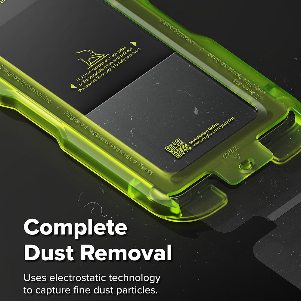 Pellicola Protettiva Schermo Ringke Easy Slide per Samsung Galaxy S26, Vetro Temperato, Full Glue, Set 2 pezzi, Nera