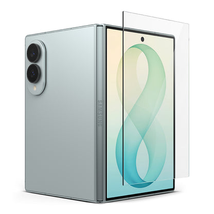 Pellicola protettiva per schermo esterno Ringke Easy Slide per Samsung Galaxy Z Fold8 F971, vetro temperato, adesivo completo, set da 2 pezzi
