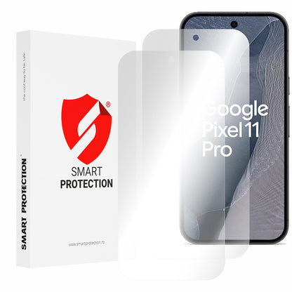 Pellicola protettiva per schermo Smart Protection Premium Classic per Google Pixel 11 Pro, plastica, adesivo completo, set da 2 pezzi