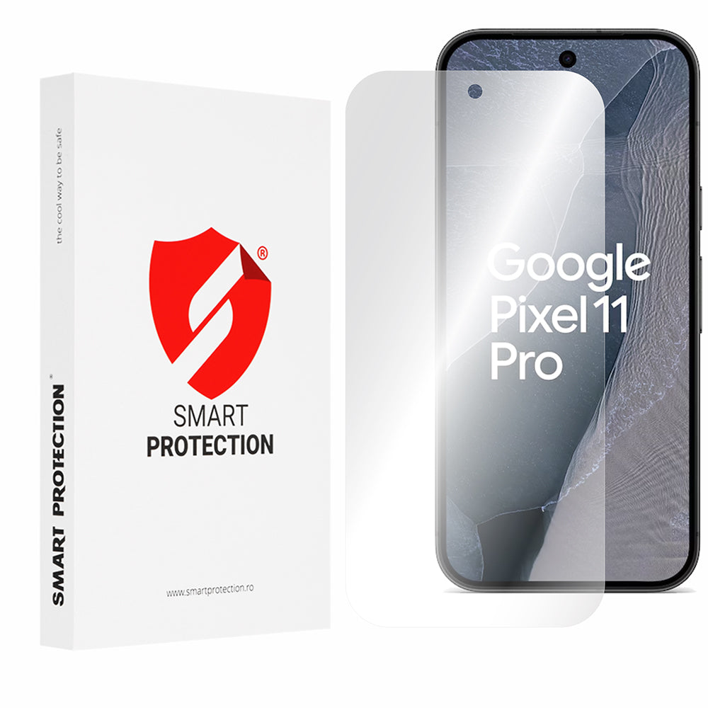 Pellicola protettiva per schermo Smart Protection Premium Classic per Google Pixel 11 Pro, plastica, adesivo completo, set da 2 pezzi