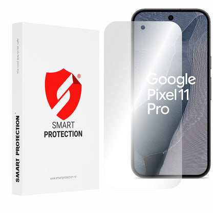 Pellicola protettiva per schermo Smart Protection Premium Classic per Google Pixel 11 Pro, plastica, adesivo completo, set da 2 pezzi