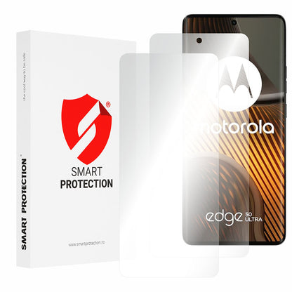 Pellicola protettiva per schermo Smart Protection Premium Classic per Motorola Edge 50 Ultra, plastica, set da 2 pezzi