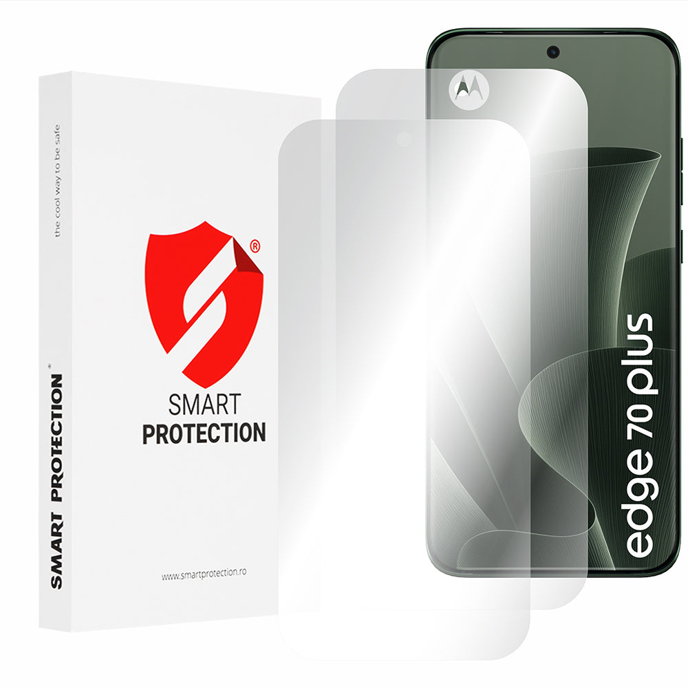 Film de protection d’écran Smart Protection Premium Classic pour Motorola Edge 70 Plus, plastique, lot de 2 pièces