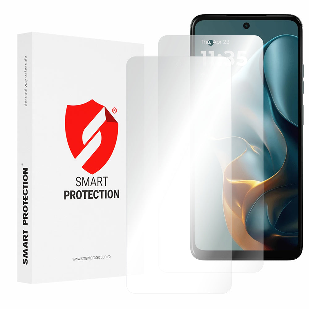 Pellicola protettiva per schermo Smart Protection Premium Classic per Motorola Moto E15 / G05, plastica, set da 2 pezzi