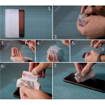 Film de protection d'écran Smart Protection Premium Classic pour Motorola Moto G06 Power / G06, Plastique, Full Glue, Lot de 2 pièces.