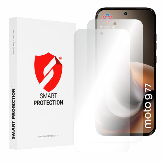 Pellicola Protettiva Schermo Smart Protection Premium Classic per Motorola Moto G77, Plastica, Set 2 pezzi