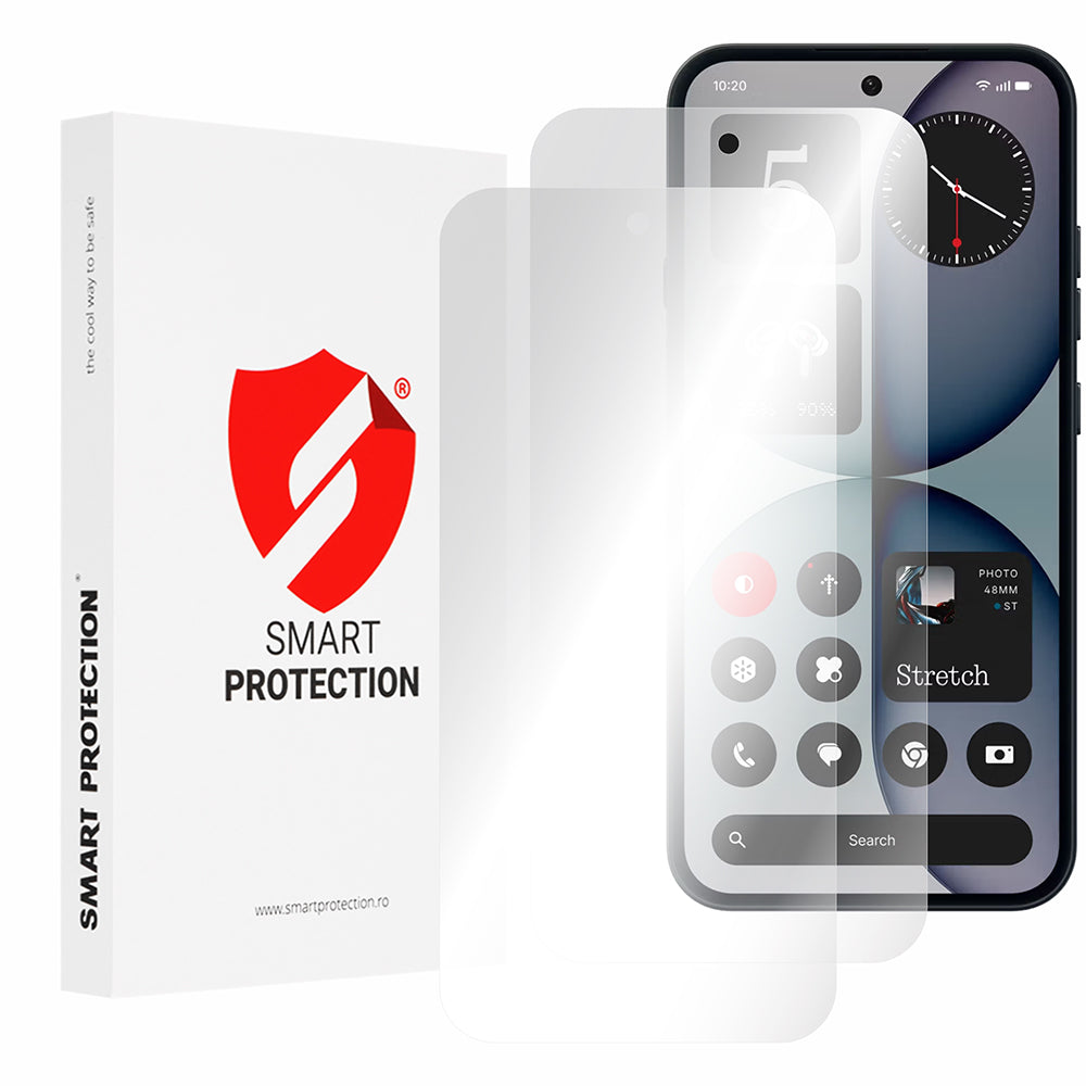 Pellicola protettiva Schermo Smart Protection Premium Classic per Nothing Phone (4a), Plastica, Set 2 pezzi