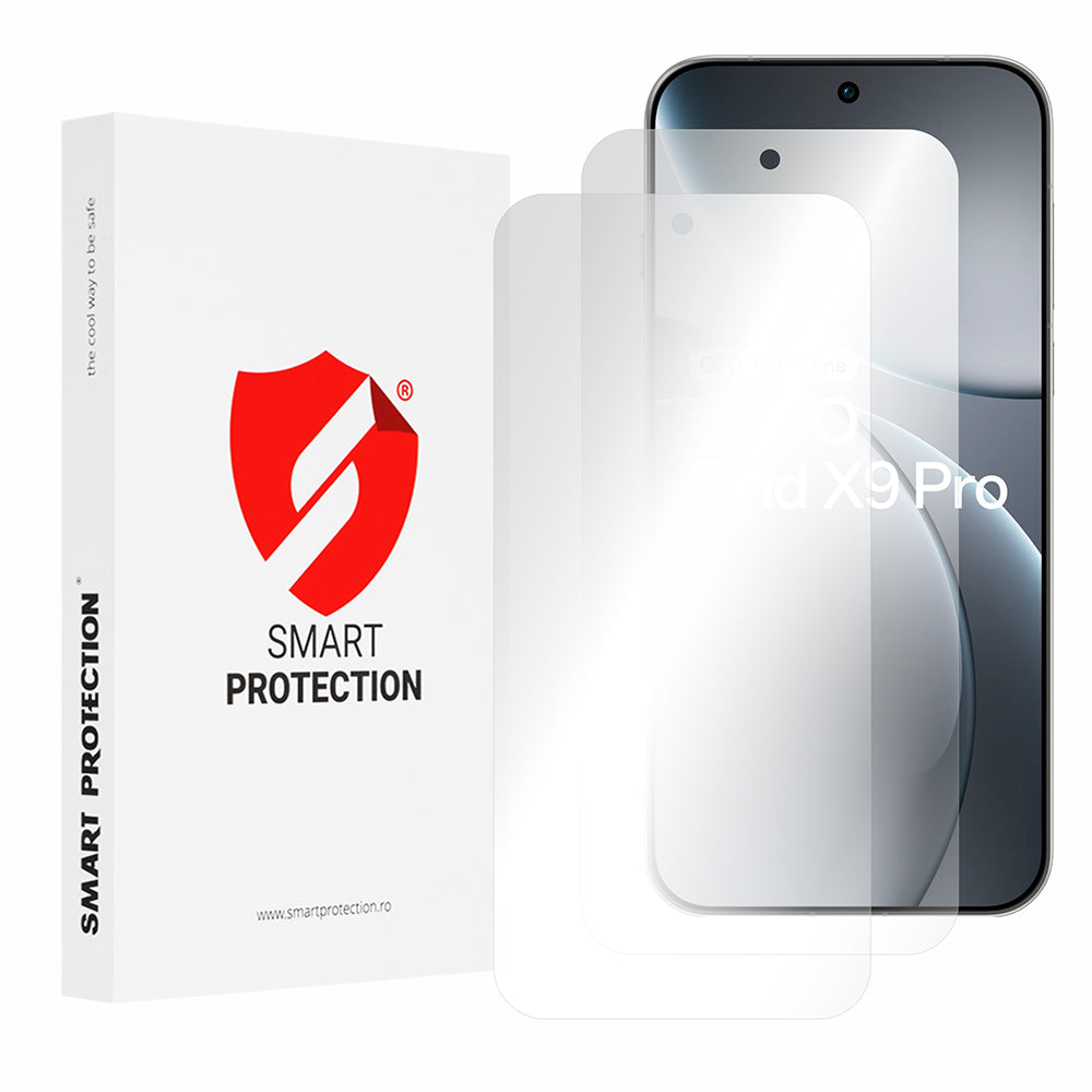 Film de protection d'écran Smart Protection Premium Classic pour Oppo Find X9 Pro, Plastique, Lot de 2 pièces