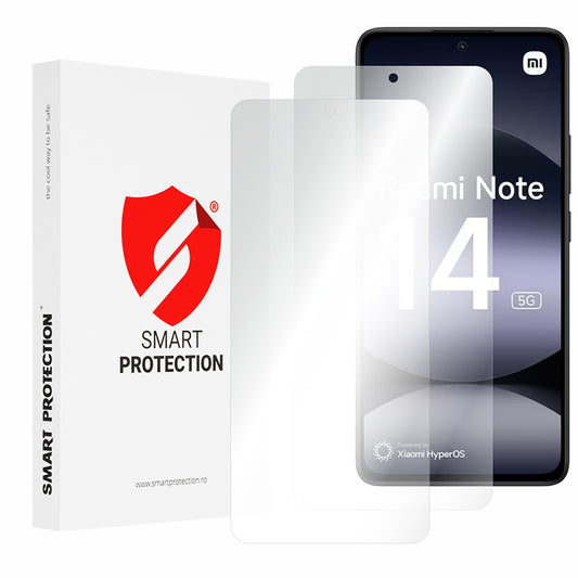 Smart Protection Premium Classic Displayschutzfolie für Xiaomi Redmi Note 14 4G (Standard), Kunststoff, 2 Stück Set