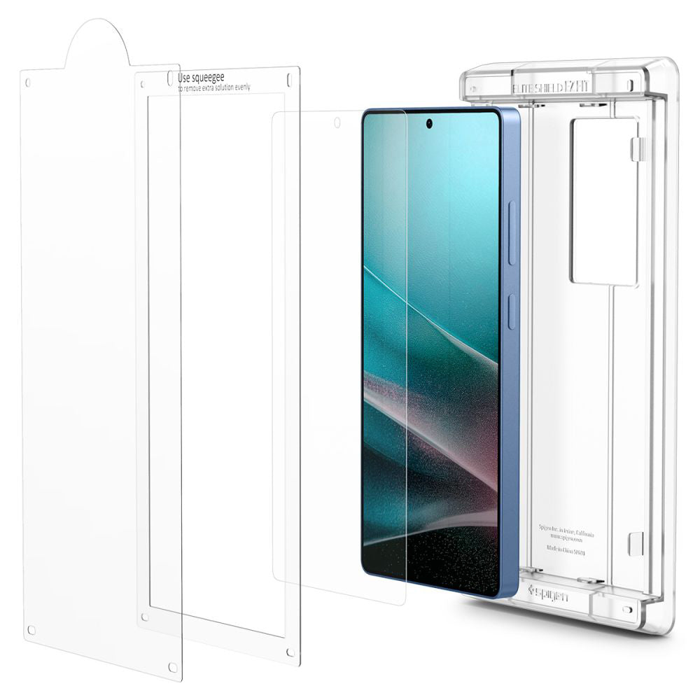 Film de protection d'écran Spigen Elite Shield EZ FIT HD pour Samsung Galaxy S25 Ultra S938, Plastique AFL09083