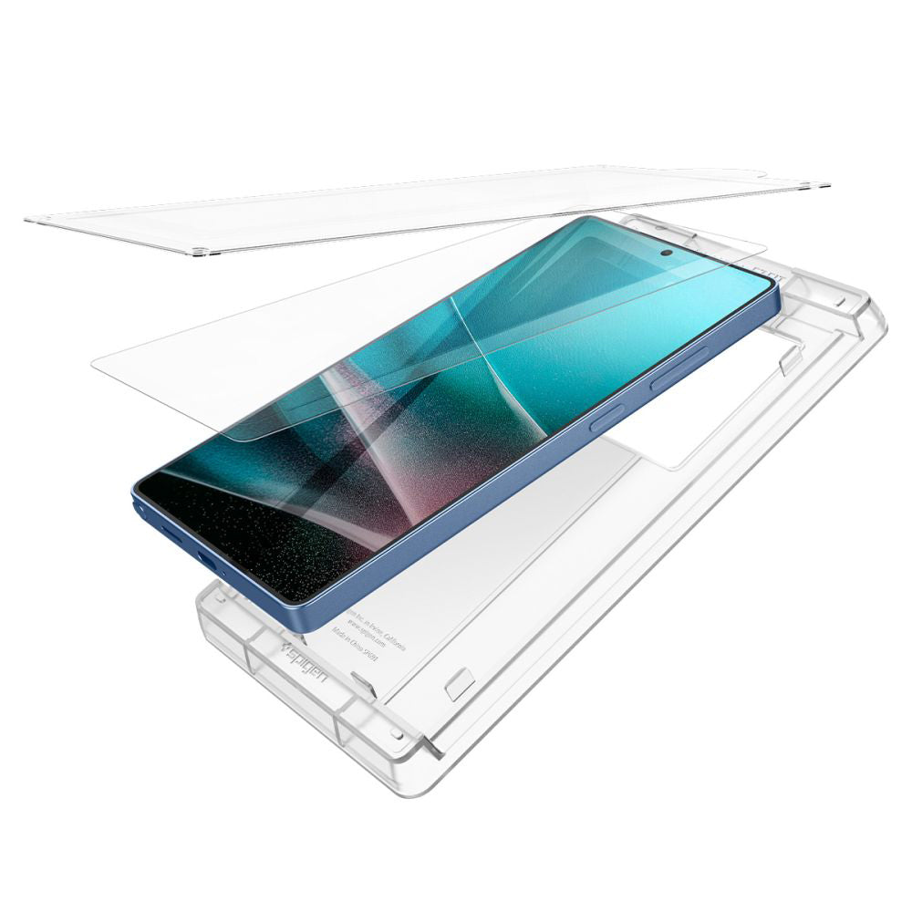 Film de protection d'écran Spigen Elite Shield EZ FIT HD pour Samsung Galaxy S25 Ultra S938, Plastique AFL09083