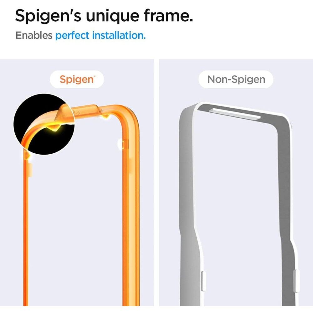 Pellicola protettiva per schermo Spigen GlastR Align Master per Samsung Galaxy A54 A546, vetro temperato, Full Glue, set 2 pezzi AGL05966
