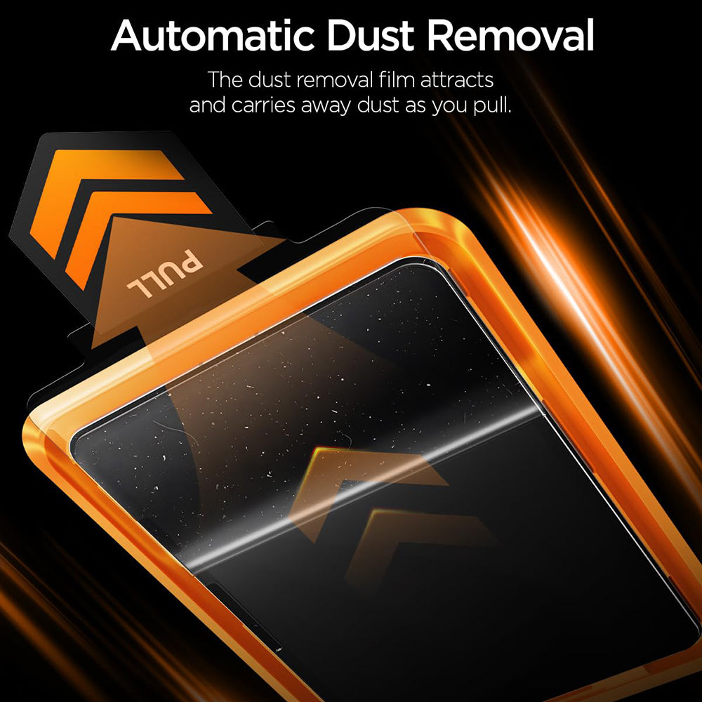 Pellicola protettiva per schermo Spigen GlastR Align Master T per Apple iPad (2025) / (2022), Vetro temperato, Full Glue AGL11698