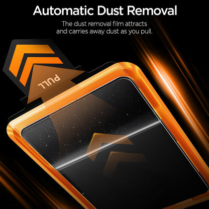 Pellicola protettiva per schermo Spigen GlastR Align Master T per Apple iPad (2025) / (2022), Vetro temperato, Full Glue AGL11698
