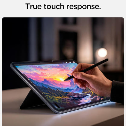 Pellicola protettiva per schermo Spigen GlastR Align Master T per Apple iPad (2025) / (2022), Vetro temperato, Full Glue AGL11698